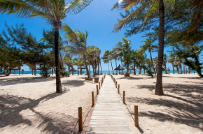 CONFORTÁVEL 2 SUÍTES com Ar Cond, PÉ NA AREIA, Condomínio COMPLETO COM PISCINA, PERFEITO PARA CRIANÇAS, Portaria 24h, WIFI 200mb - VG Sun Cumbuco